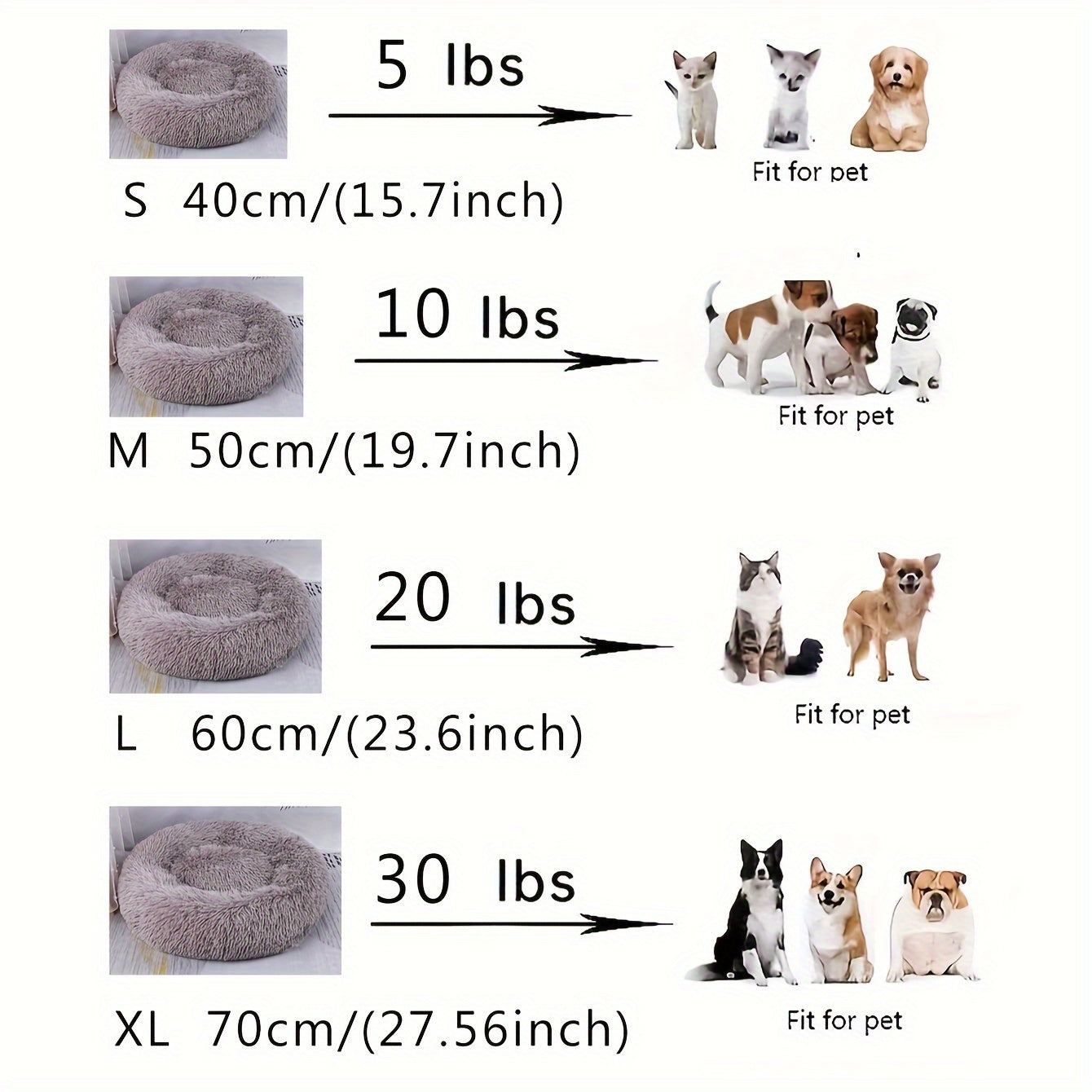 Ultra-Soft Plush Pet Bed