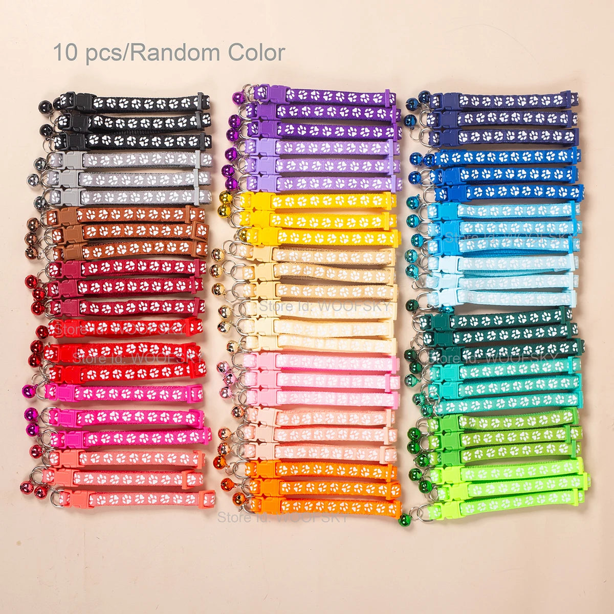 Colorful Pet Collar Set