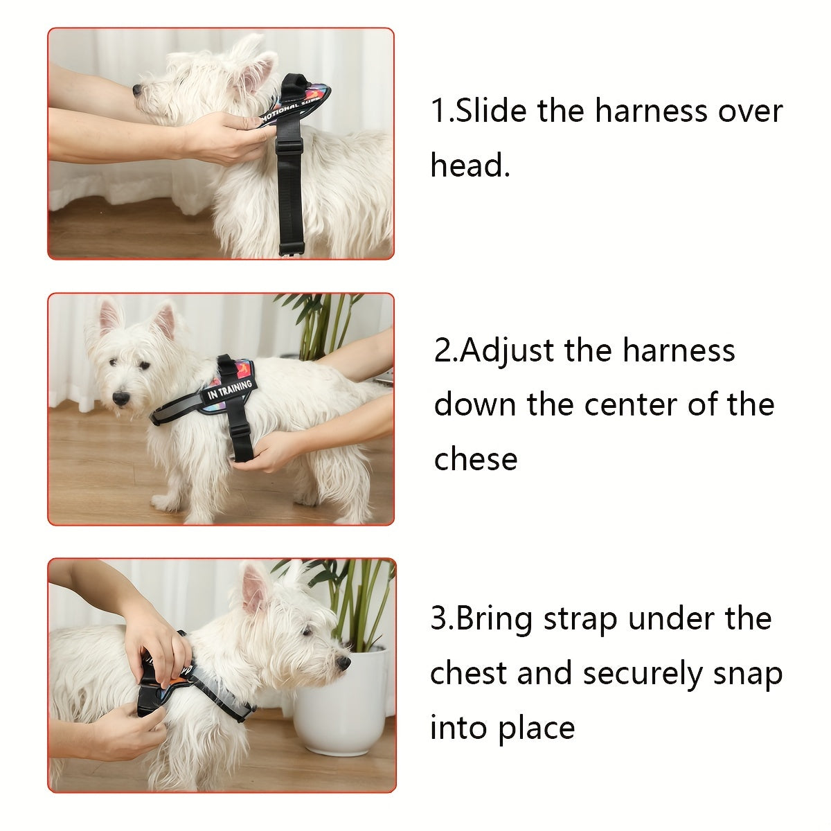 No-Pull Reflective Dog Harness