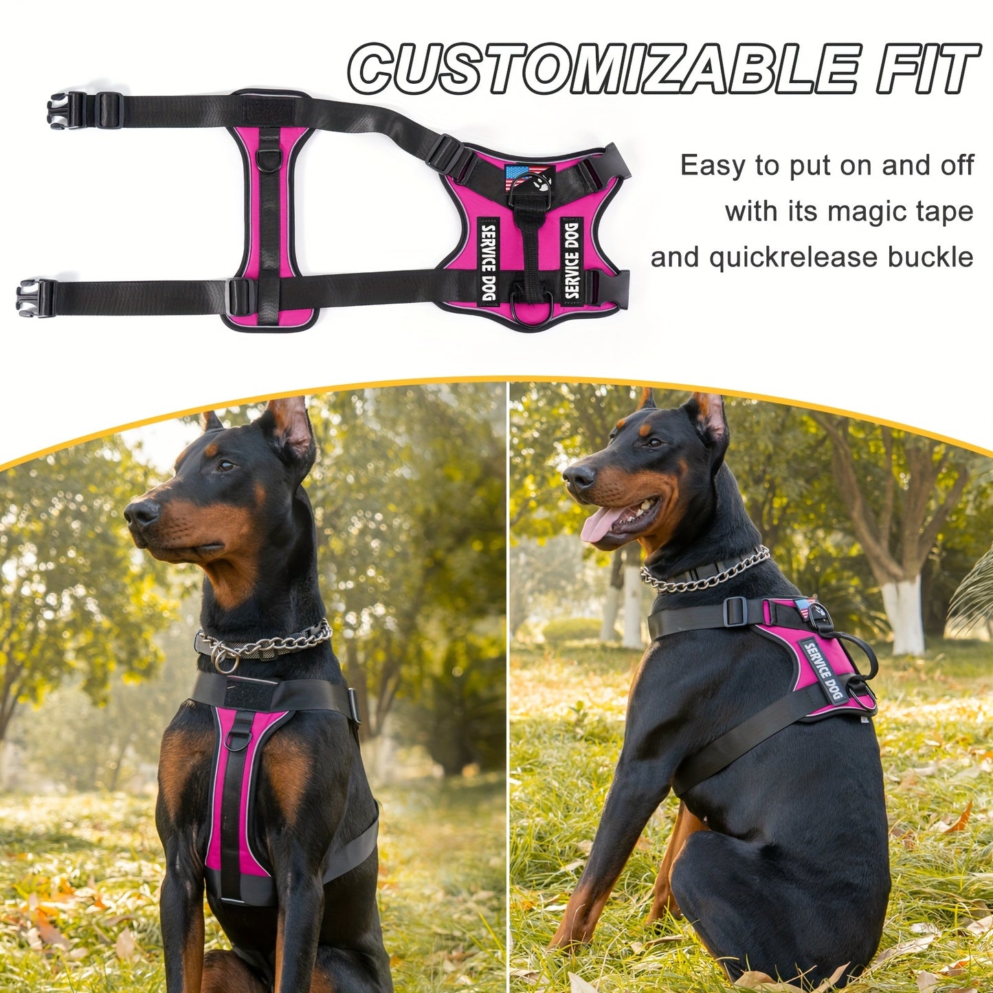 Service Dog Harness Set