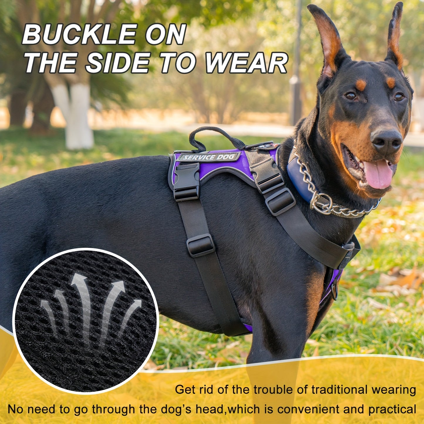 Service Dog Harness Set