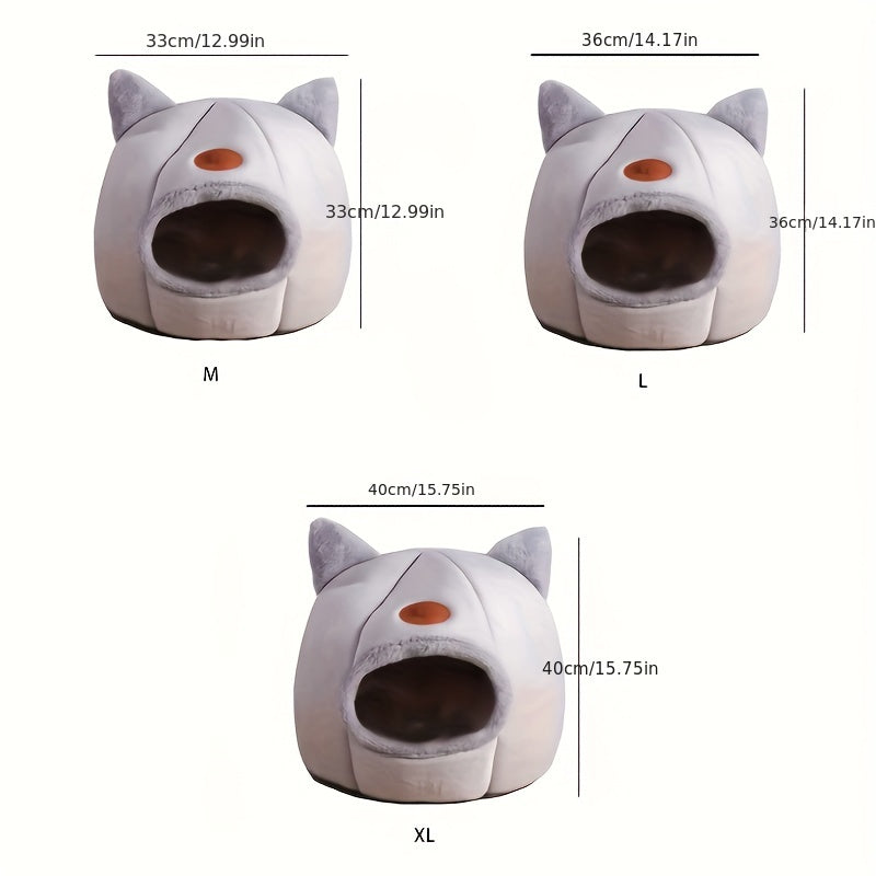 Cozy Kitty Cave Bed