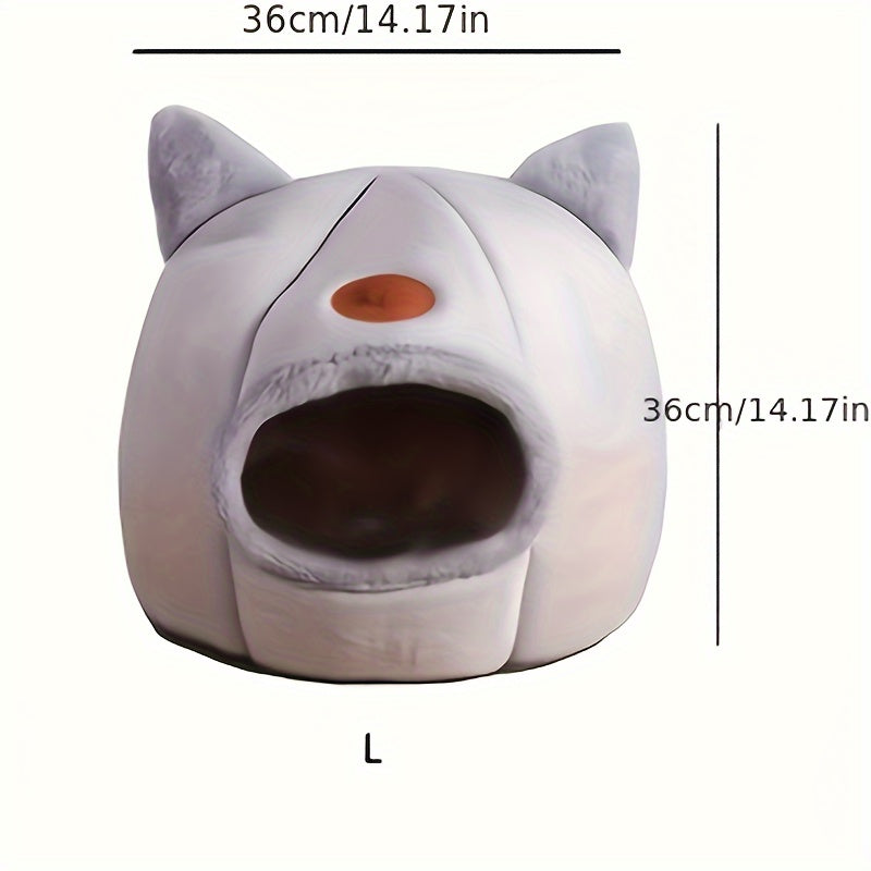 Cozy Kitty Cave Bed