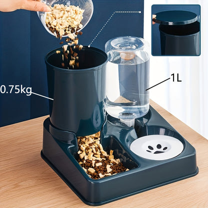2-in-1 Feeder & Dispenser for Cats and Dogs