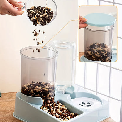 2-in-1 Feeder & Dispenser for Cats and Dogs