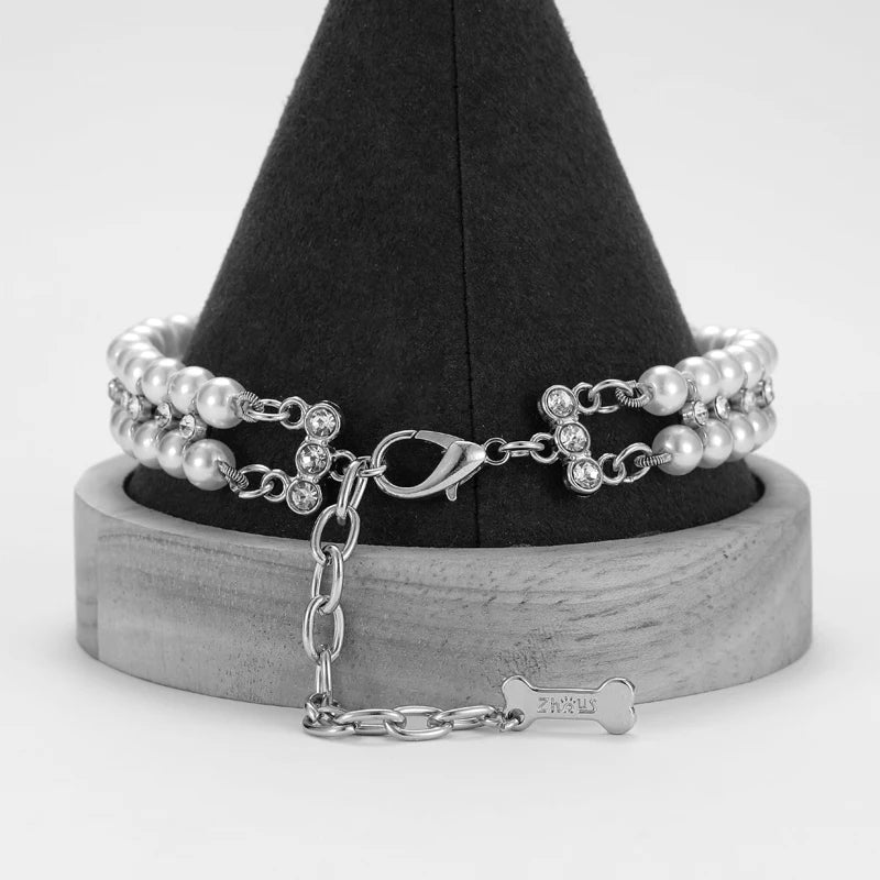Luxury Pearl Pet Necklace
