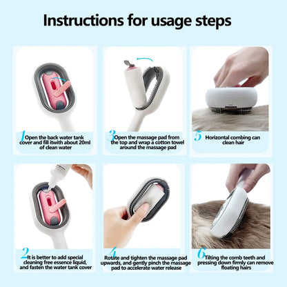 FurEase Pet Grooming Brush
