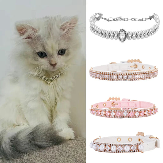 Luxury Pearl Pet Necklace