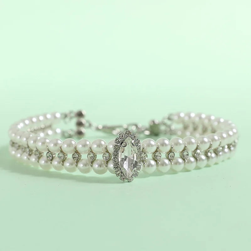 Luxury Pearl Pet Necklace