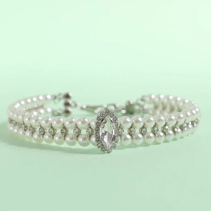 Luxury Pearl Pet Necklace