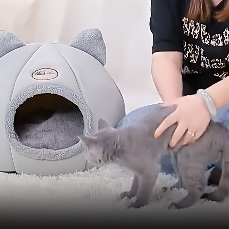 Cozy Kitty Cave Bed