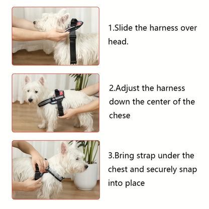No-Pull Reflective Dog Harness